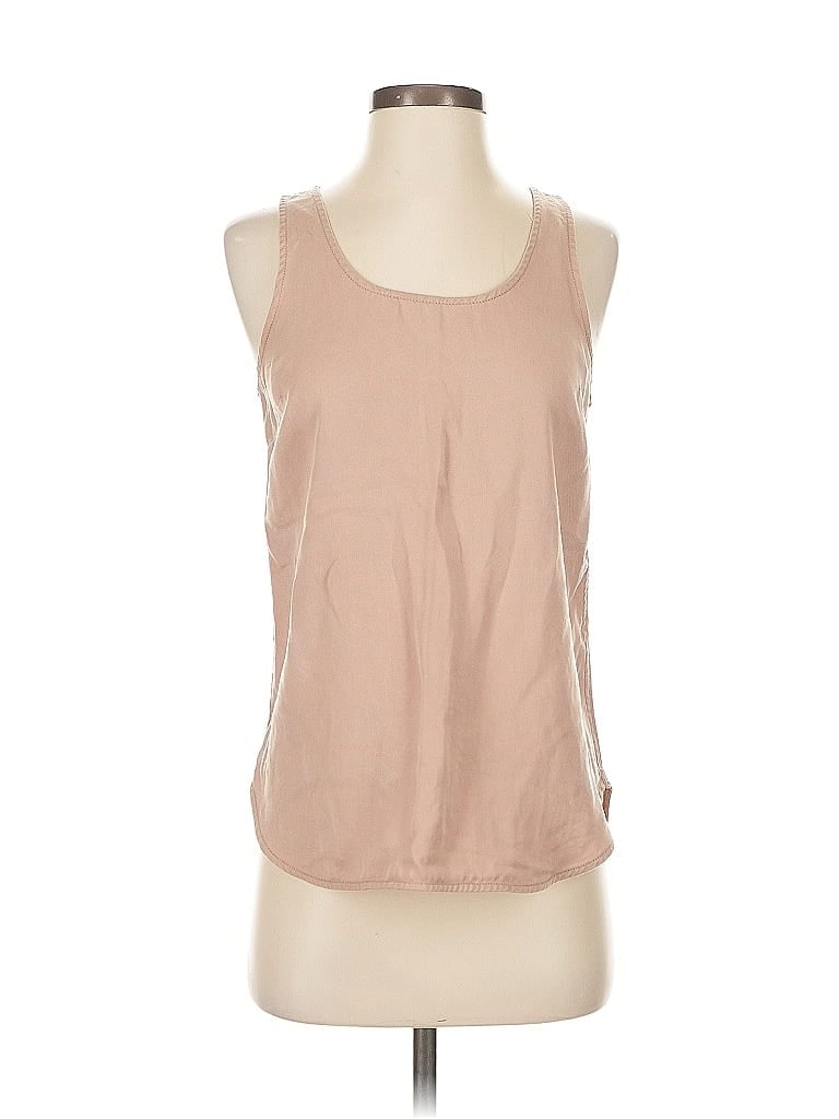 The Group by Babaton 100% Lyocell Tan Sleeveless T-Shirt Size XS - photo 1