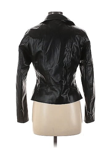 Daisy Faux Leather Jacket (view 2)