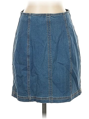 Kendall & Kylie Denim Skirt (view 1)