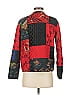 Chico's Design 100% Silk Graphic Red Jacket Size Sm (0) - photo 2