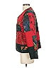 Chico's Design 100% Silk Graphic Red Jacket Size Sm (0) - photo 4