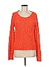 Leith 100% Acrylic Orange Pullover Sweater Size M - photo 1