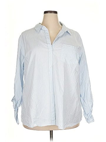 Croft & Barrow 3/4 Sleeve Button-Down Shirt (view 1)
