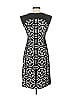 Maggy London Graphic Black Casual Dress Size 4 - photo 3