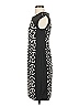 Maggy London Graphic Black Casual Dress Size 4 - photo 5