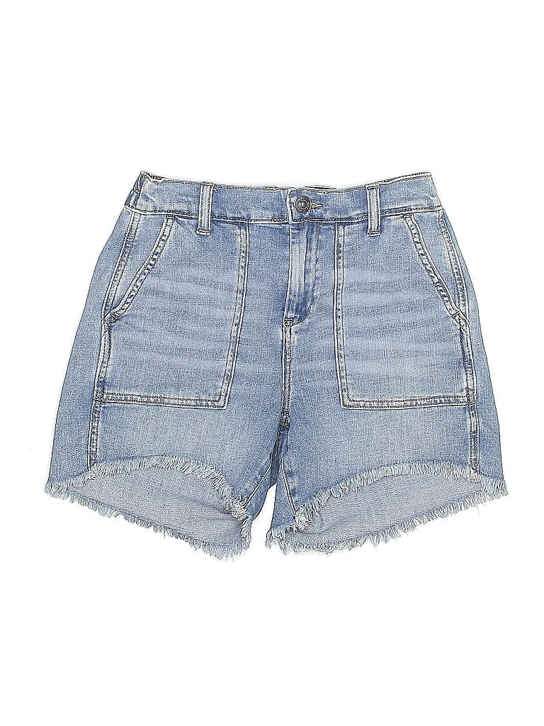 Pre-owned Aerie Denim Shorts In Blue