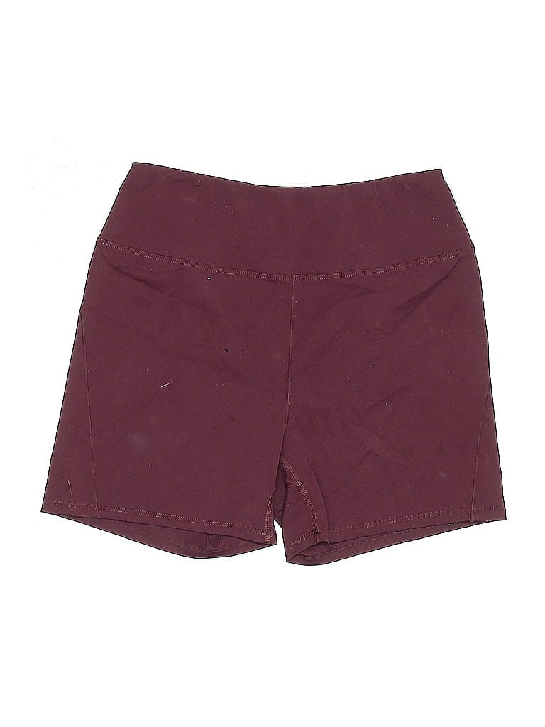 Pre-owned Unbranded Athletic Shorts In Burgundy