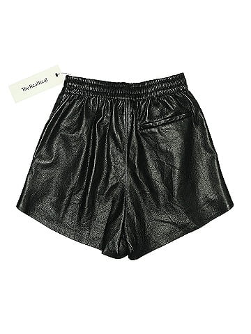 Nanushka Faux Leather Shorts (view 2)