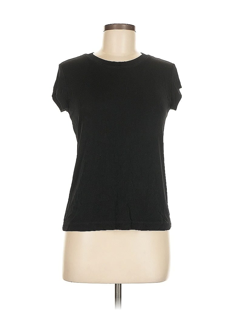 Travelers by Chico's Black Short Sleeve Top Size Med (1) - photo 1