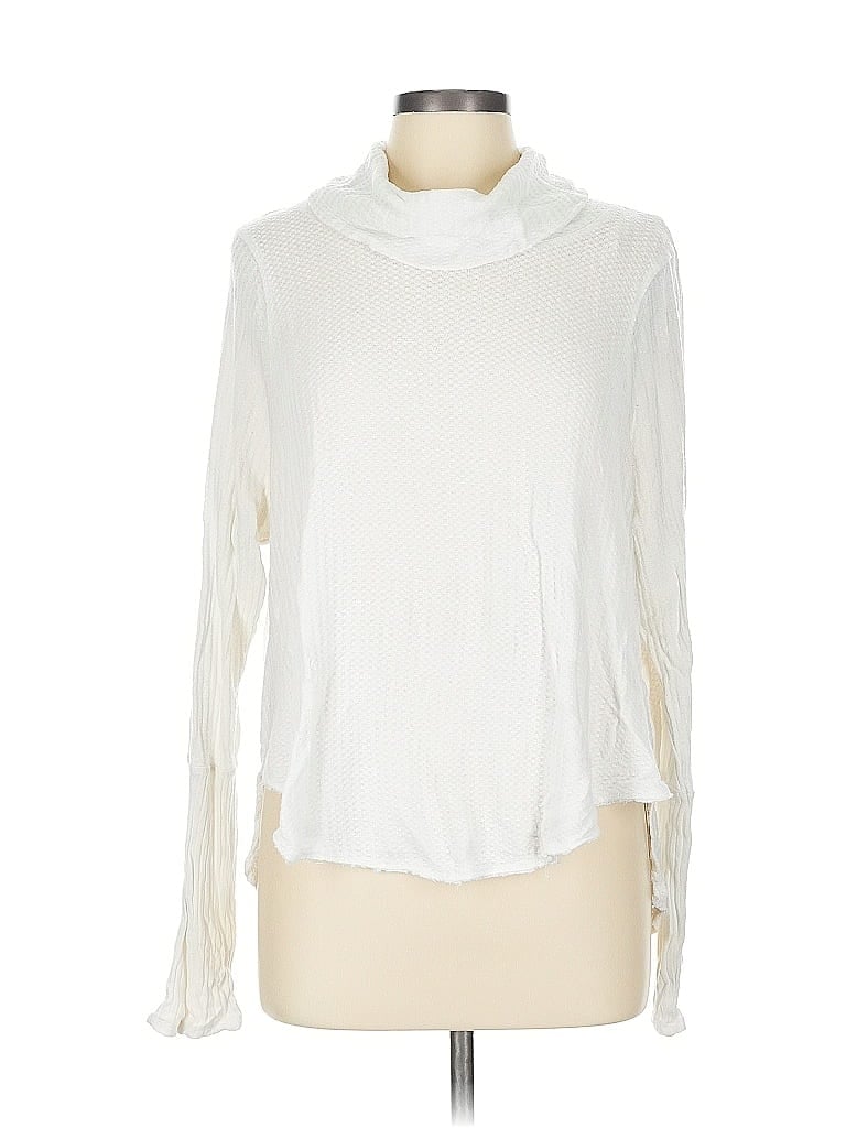 Pre-owned We The Free Turtleneck Sweater In White