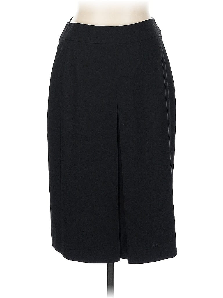 Akris Punto Solid Black Formal Skirt Size 10 - photo 1