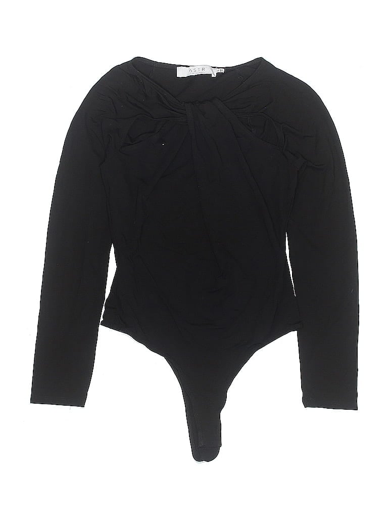 Pre-owned Astr Bodysuit In Black