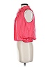 DKNY Jeans 100% Polyester Pink Sleeveless Blouse Size S - photo 4