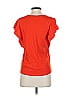 Lilla P Orange Short Sleeve Top Size S - photo 2
