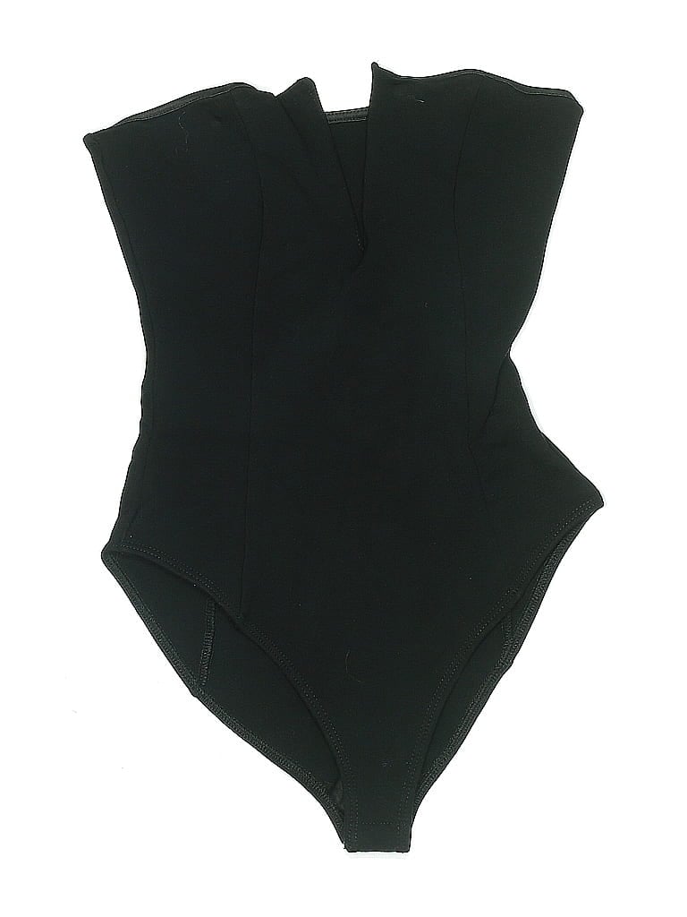Pre-owned Out From Under Bodysuit In Black