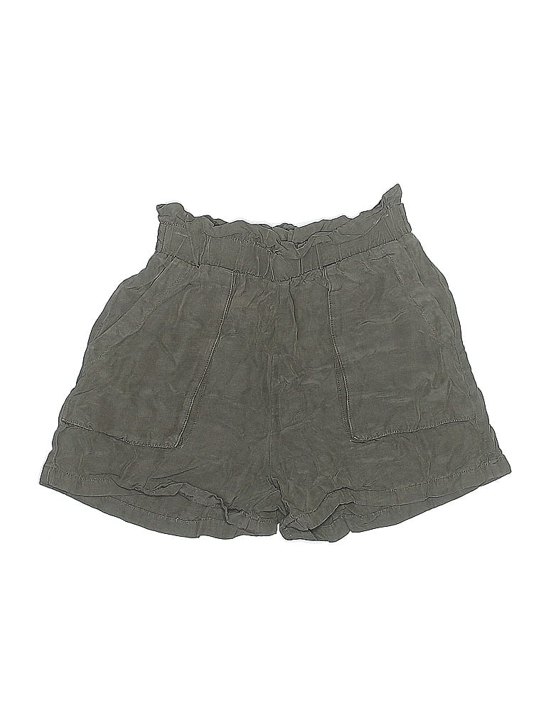 Pre-owned Zara Basic Shorts In Green