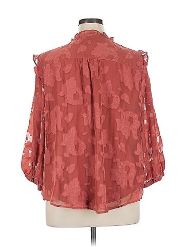 LC Lauren Conrad 3/4 Sleeve Blouse (view 2)
