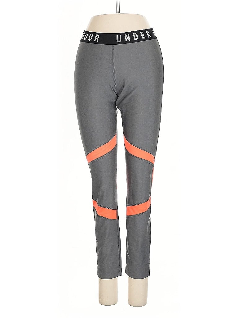 Pre-owned Under Armour Active Pants In Gray