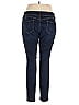 Soho JEANS NEW YORK & COMPANY Solid Blue Jeans Size 16 - photo 2