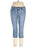Soho JEANS NEW YORK & COMPANY Solid Blue Jeans Size 14 - photo 1