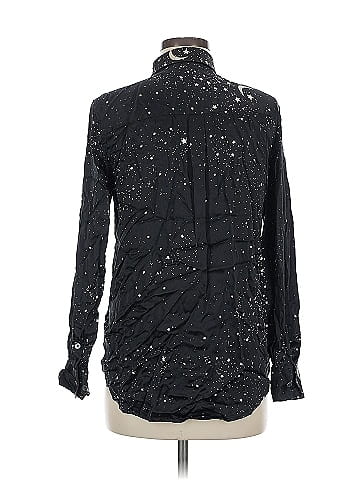 Equipment Long Sleeve Silk Top (view 2)