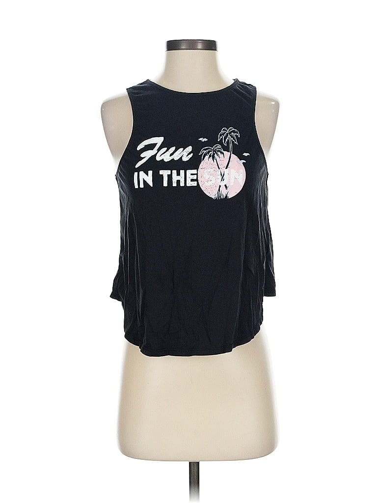Hurley 100% Cotton Black Sleeveless T-Shirt Size XS - photo 1
