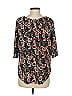 Amana Black 3/4 Sleeve Blouse Size M - photo 2