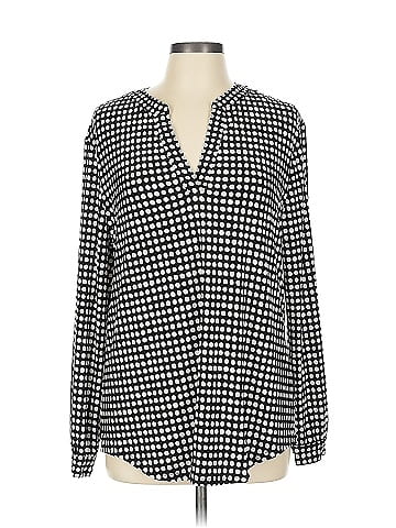 Anne Klein Long Sleeve Blouse (view 1)
