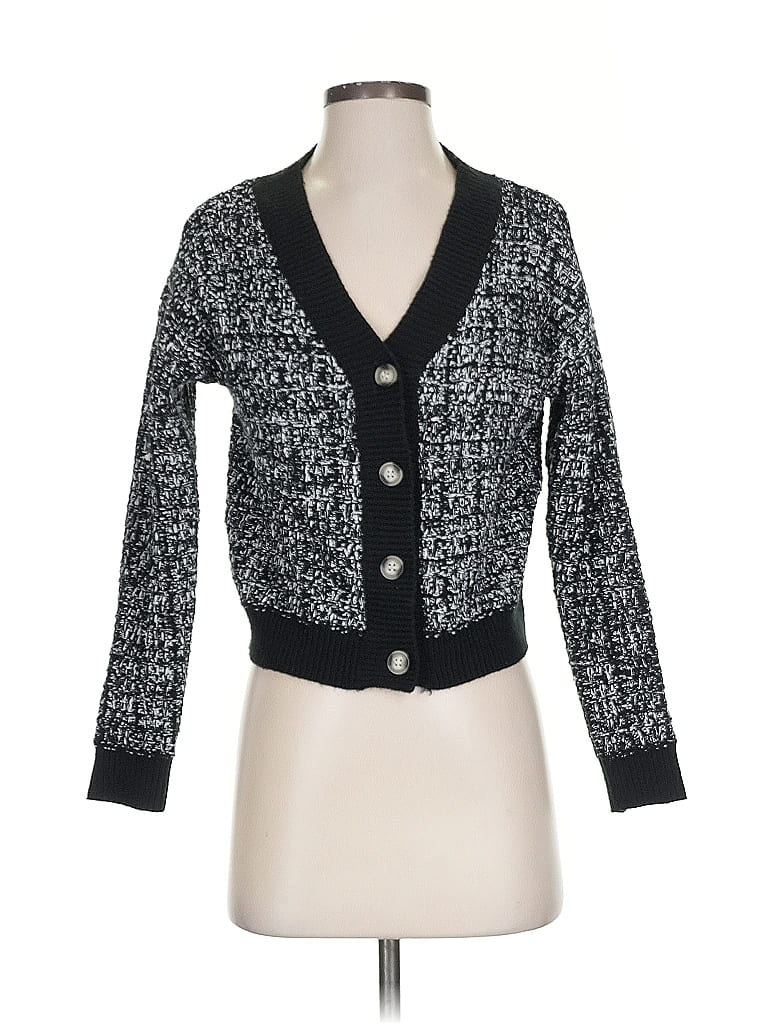 Pre-owned Jessica Simpson Cardigan Sweater In Black