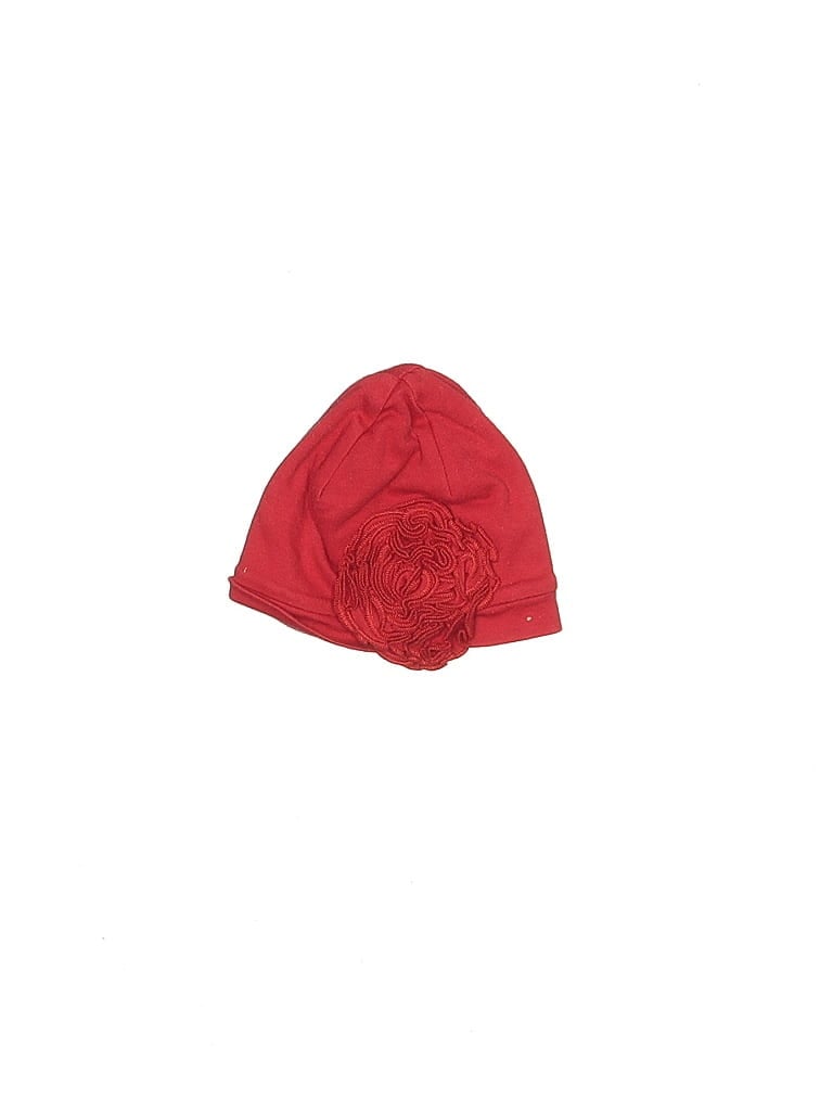 Pre-owned Lemon Loves Layette Babies' Beanie Hat In Red