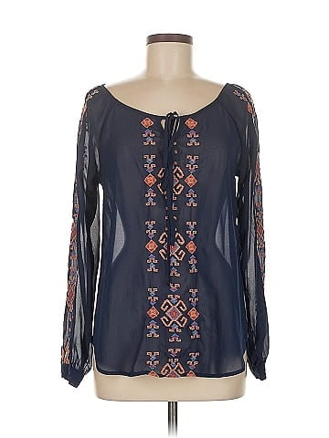 Blu Pepper Long Sleeve Blouse (view 1)