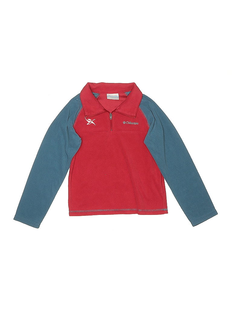 Pre-owned Columbia Kids' Pullover Sweater In Red