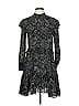 Nicholas 100% Viscose Paisley Black Cocktail Dress Size 0 - photo 1