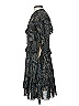 Nicholas 100% Viscose Paisley Black Cocktail Dress Size 0 - photo 4