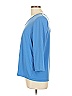 Susan Graver Blue 3/4 Sleeve Top Size L - photo 5
