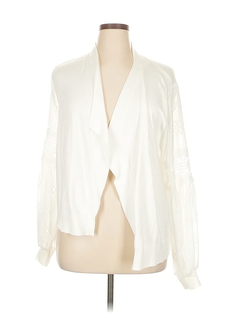 Click to view more detailed imagery on our partner's website Pre-owned Sioni Cardigan Sweater In White