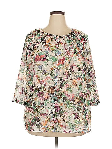 Apt. 9 3/4 Sleeve Blouse (view 1)