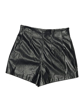 Pinko Faux Leather Shorts (view 2)