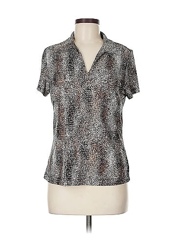 Tail Short Sleeve Blouse (view 1)