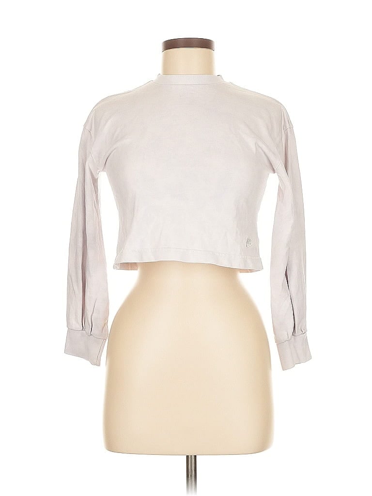 Pre-owned Nike Cardigan Sweater In Silver