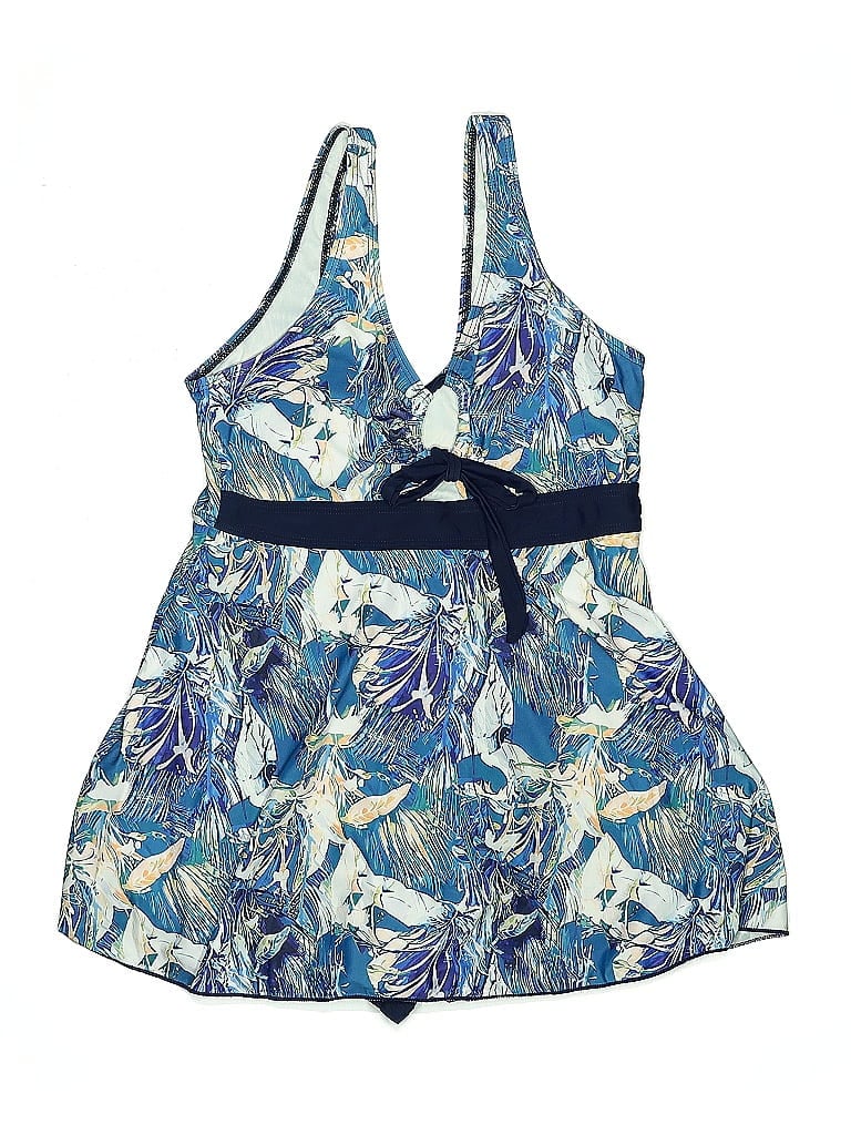 Pre-owned Unbranded One Piece Swimsuit In Blue