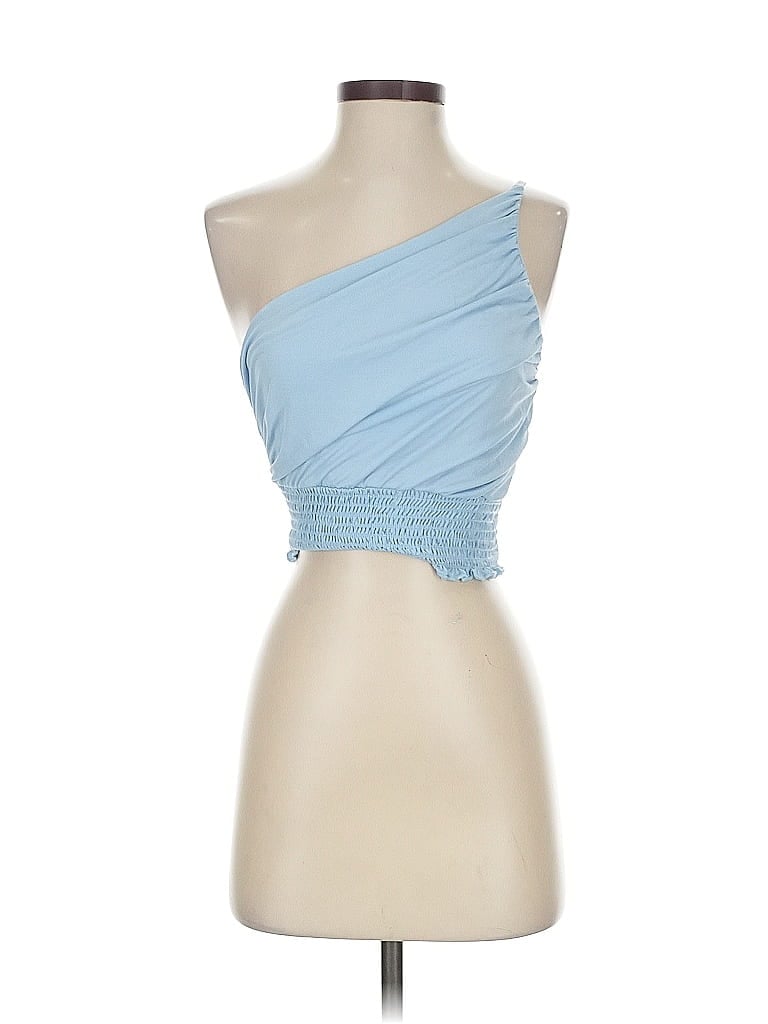 Pre-owned Urban Outfitters Sleeveless Blouse In Blue