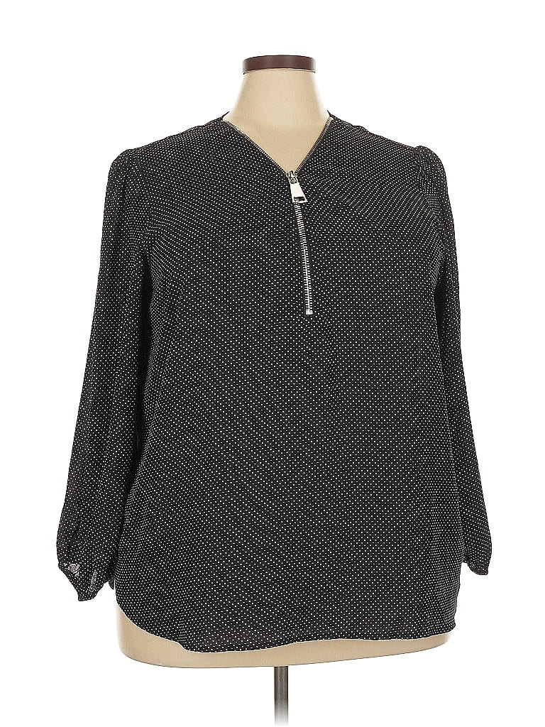 PREMISE STUDIO Pre-owned Long Sleeve Blouse In Gray