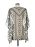 Hale Bob Silver 3/4 Sleeve Blouse Size M - photo 3