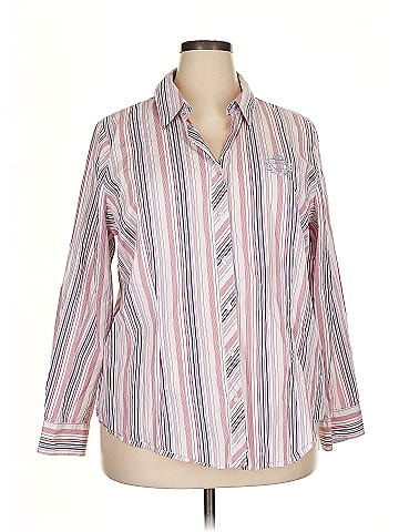 Tommy Hilfiger 3/4 Sleeve Button-Down Shirt (view 1)