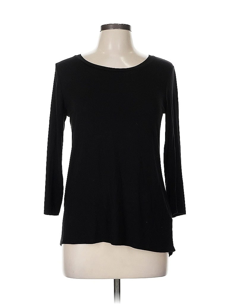 Cable & Gauge Black 3/4 Sleeve Top Size M - photo 1