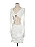 White Fox 100% Polyester White Cocktail Dress Size S - photo 1