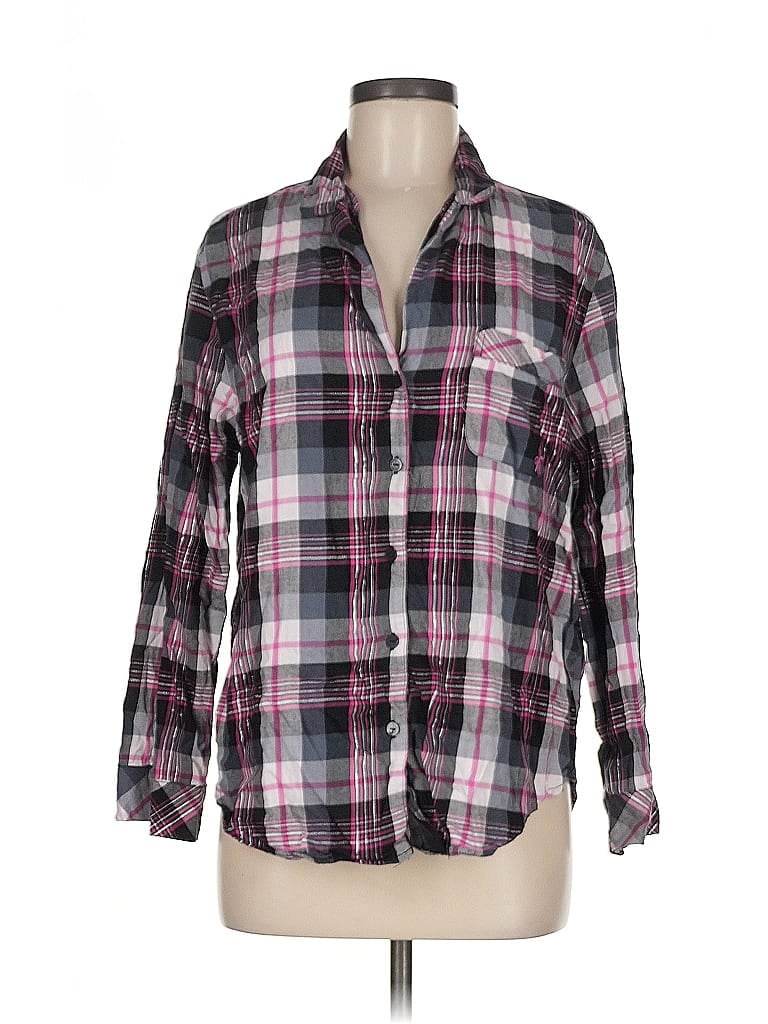Click to view more detailed imagery on our partner's website Pre-owned Victoria's Secret Long Sleeve Button Down Shirt In Pink
