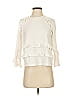 Armani Exchange Ivory 3/4 Sleeve Top Size S - photo 1