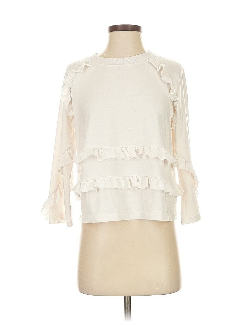 Armani Exchange Ivory 3/4 Sleeve Top Size S - photo 1